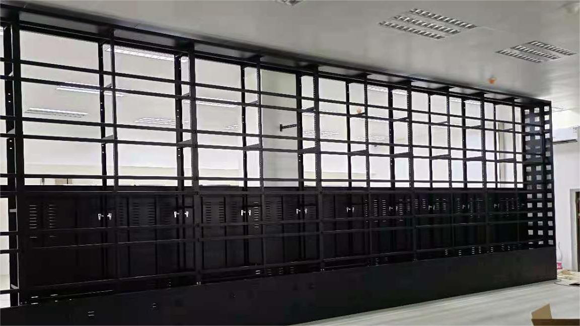 精致森藍電視拼接墻機柜-電視拼接墻支架參數說明