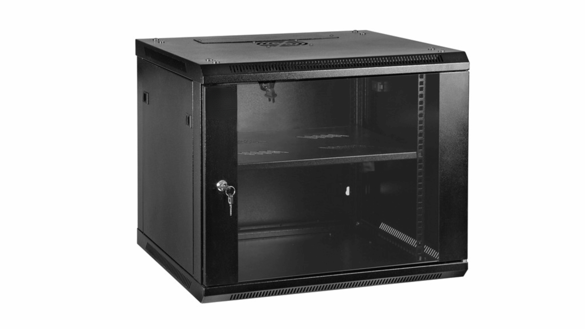 12U壁掛式網(wǎng)絡(luò)機(jī)柜布線及安裝解決方案