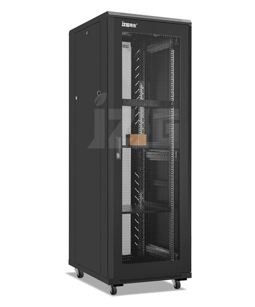 單開(kāi)六角網(wǎng)孔門機(jī)柜