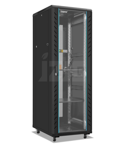 黑色玻璃門37U標準機柜