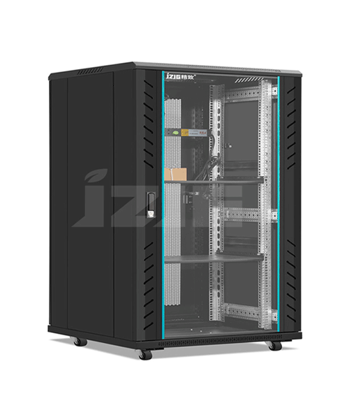 黑色玻璃門(mén)14U網(wǎng)絡(luò)機(jī)柜