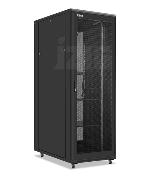 黑色網(wǎng)孔門32U機(jī)柜